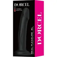 Dorcel - Real Pleasure - Stijlvolle Siliconen Dildo - Zwart