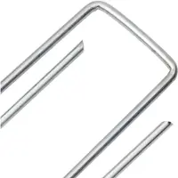 vidaXL Grondharingen 25 st U-vormig 15x3,5 cm gegalvaniseerd staal