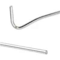 vidaXL Tentharingen 50 st Ø5 mm 23 cm gegalvaniseerd staal