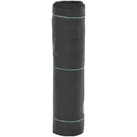 vidaXL Worteldoek 0,5x25 m polypropeen zwart