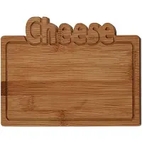 Excellent houseware Bamboe snijplank -Cheese - 25x17cm