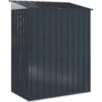 vidaXL Tuinhuisjes Antraciet 137 x 81 x 180 cm Metaal