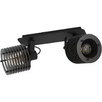 Eglo Segovia Spot - E27 - 33,5 cm - Zwart - Staal/Hout
