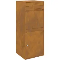vidaXL Pakket Inwerpkoker Roestkleurig 41 x 38 x 103 cm weervast staal