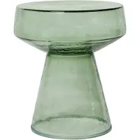 Broste Copenhagen Clara Side Table Bijzettafel Lichtgroen - Bijzettafels en kleine tafels Glas Light green - 71177732