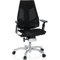Hjh OFFICE GENIDIA - High end bureaustoel Zwart