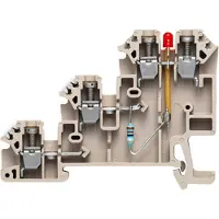 Weidmuller 1783980000 Initiator- en actuatorklem Schroeven Donkerbeige 100 stuk(s)