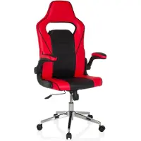 MyBuero Gaming stoel / bureaustoel GAME SPORT PRO kunstleer zwart/rood