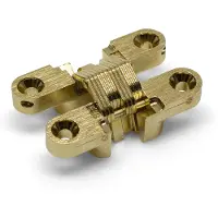Dulimex DX - SOSS onzichtbaar scharnier 103 PB | 13x38 mm | zamac vermessingd