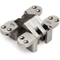 Dulimex DX - SOSS onzichtbaar scharnier 218 NP | 28x117 mm | zamac vernikkeld