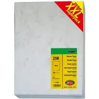 Sigel Gekleurd papier XXL A4 90 g/m² Gemarmerd Grijs 250 Vellen