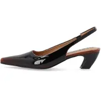 Bianco Slingpumps 'Baley' donkerbruin