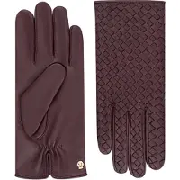 Roeckl Vingerhandschoenen 'FAENZA' bordeaux / wijnrood / donkerrood