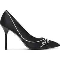 Karl Lagerfeld Pumps ' SARABANDE SIGNIA ' zwart / parelwit