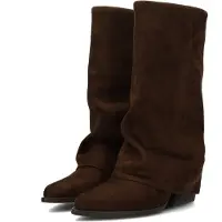 POSH by Poelman LOIS Dames Laarzen - Donker bruin