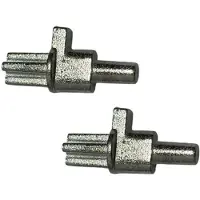 Torribaly 2Pcs AC Heating System Shaft & Valve Kits Rear Warm Air Fan Shaft 7N0819810E for Sharan Mk2 7N1