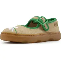 Camper Ballerina's 'Kiddo' lichtbruin / groen