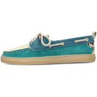 PS Poelman Mocassins ' SILK' donkerblauw