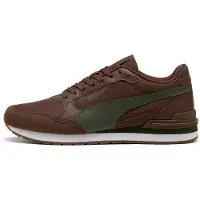 Puma Sneakers laag 'ST Runner v4' donkerbruin / donkergroen