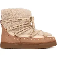 INUIKII Snowboots lichtbeige / cognac