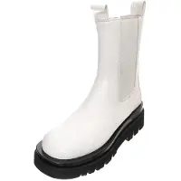 Jeffrey campbell Laarzen 'Womens Tanked Ice White Boots' wit