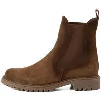 Tamaris chelsea boots van echt rundleer