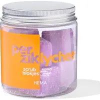 HEMA Scrubblokjes Perzik Lychee - 6 Stuks