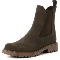 Tamaris Chelsea boots olijfgroen