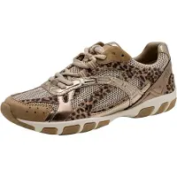 Tamaris Sneakers laag crème / ombergrijs / brons / zwart