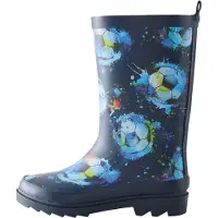 Next Regenlaarzen navy / aqua / geel / offwhite