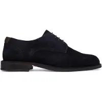 Tommy Hilfiger heren, elegante suede schoen, model FM0FM05969, Derby schoenen, blauw (maat...)
