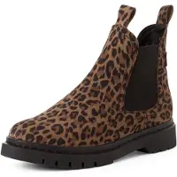 Tamaris chelsea boots van echt rundleer