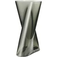 Georg Jensen Lituus glazen vaas Grijs, groot