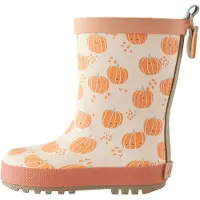 Next Regenlaarzen lichtbeige / pastelgroen / oranje / zwart