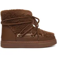INUIKII Snowboots 'CURLY' chocoladebruin