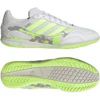 Adidas Super Sala III Zaalvoetbalschoenen (IN) Lichtgrijs Lichtgroen Lime