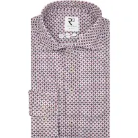 R2 Amsterdam Overhemd heren printed single technical knit 134.wsp.008/084