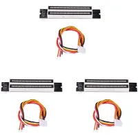 Torribaly 3X Dual 12 Music Level Indicator LED Spectrum VU-Meter Versterkerlampen Lichtsnelheid Verstelbare Kaart voor MP3 7-12V ()