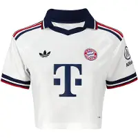 Adidas Tricot 'FC Bayern Away 26-27' navy / knalrood / wit