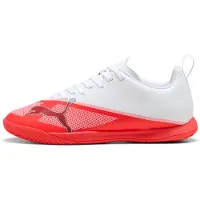 Puma Ultra 7 Play Zaalvoetbalschoenen (IN) Kids Wit Felrood Zwart