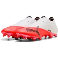 Puma Ultra Nitro 7 Ultimate Veterloze Gras Voetbalschoenen (FG) Wit Felrood Zwart