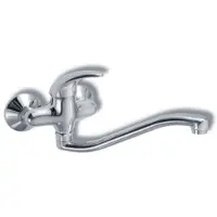 Ferro Metalia 55 - Wastafelmengkraan 10 cm, chroom 55074,0