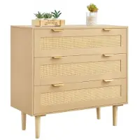 Vevor Rattan Commode met 3 Laden