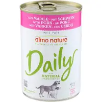 Almo Nature 24x Daily Hondenvoer Varken 400 gr