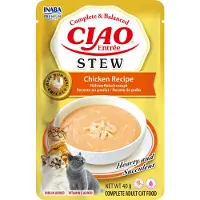 Ciao 12x Kattenvoer Nat Entrée Stew Chicken 40 Gr
