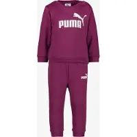 Puma Joggingpak 'Essentials' lichtblauw / wit