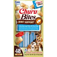 Inaba 12x Churu Bites Joint Support Chicken Wraps Chicken Cheese 4x12 gr