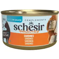 Schesir 12x Complements Kat Blik Saus Sardines 70 gr