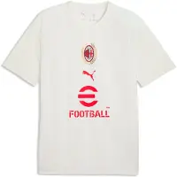 Puma Ac Milan Warm Up Pre Match Short Sleeve T-shirt Wit L