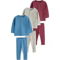 Next Nachtkledij royal blue/koningsblauw / grijs gemêleerd / olijfgroen / bordeaux